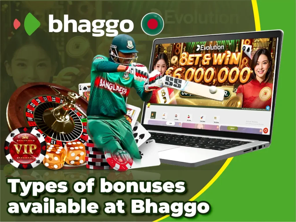 Types of bonuses available at Bhaggo